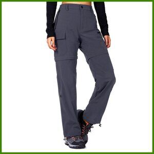Convertible Hiking Pants Quick Dry Stretch Lightweight Zip Off 5 Pockets
